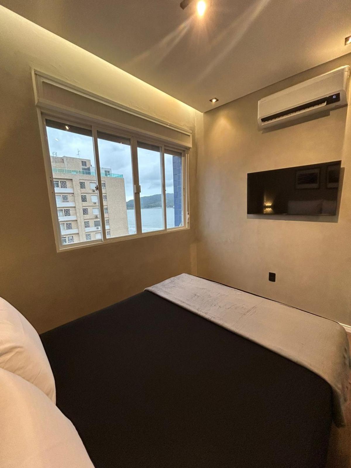 Apartamento Frente A Praia Do Embare Santos Bagian luar foto